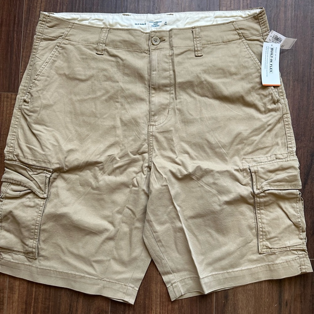 Men's Tan Cargo Shorts